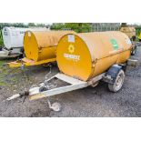 Trailer Engineering 950 litre single axle fast tow mobile bunded fuel bowser c/w manual pump,