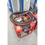 Belle petrol driven hydraulic power pack c/w hoses and hydraulic breaker (in disrepair) BEL0339