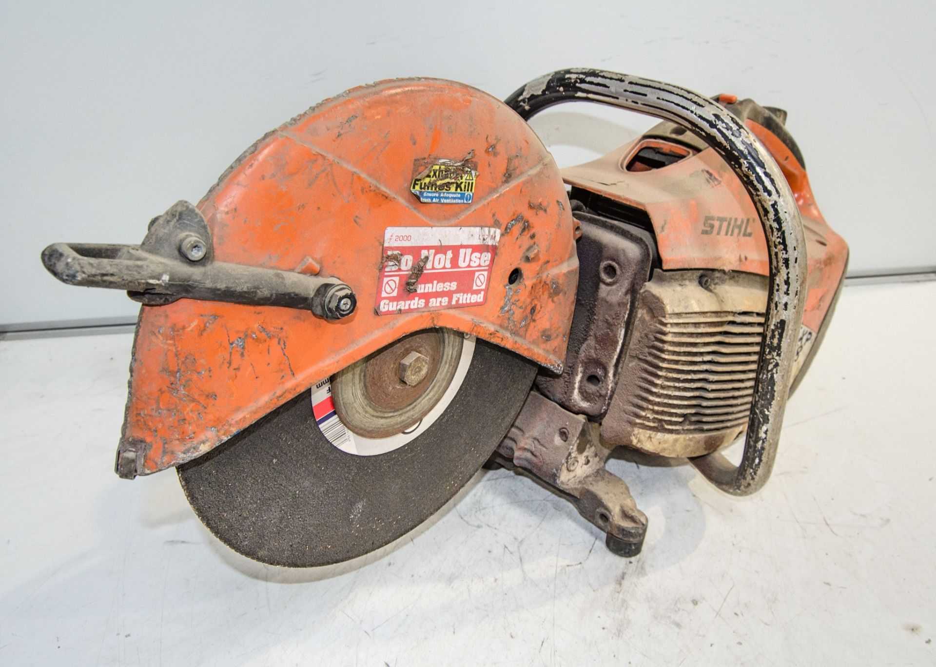 Stihl TS410 petrol driven cut off saw EXP168