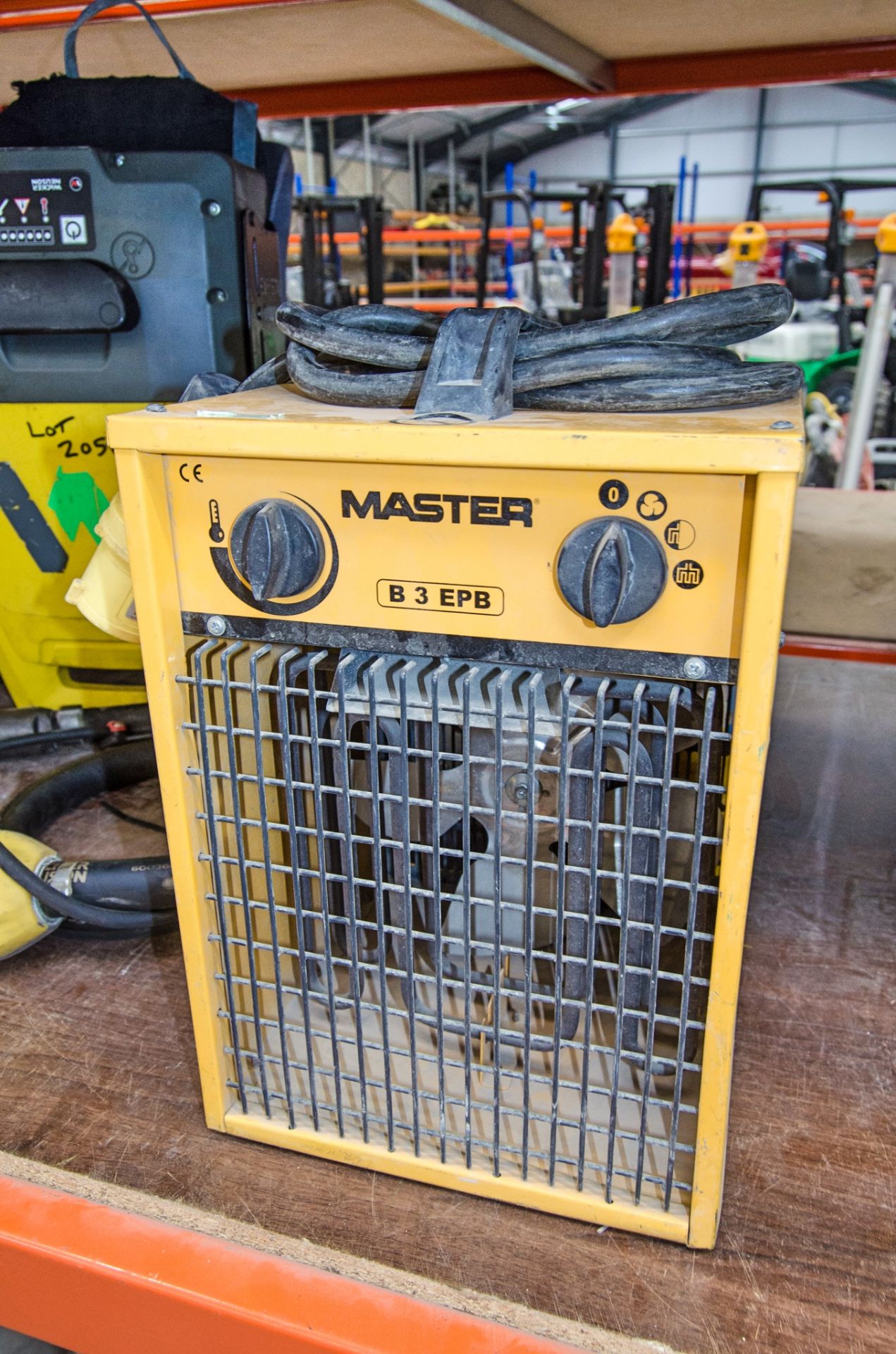 Master B3EPB 110v fan heater