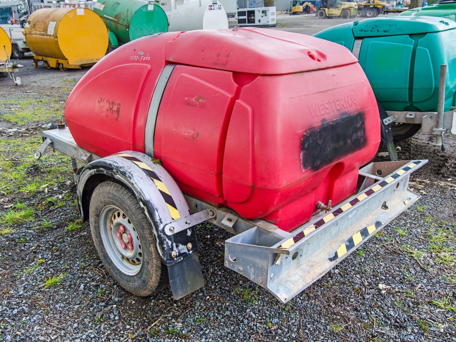 Western 1000 litre fast tow mobile water bowser 15025032 - Image 4 of 6