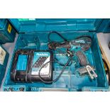 Makita DDF446 18v cordless power drill c/w charger and carry case ** No battery ** 03111873