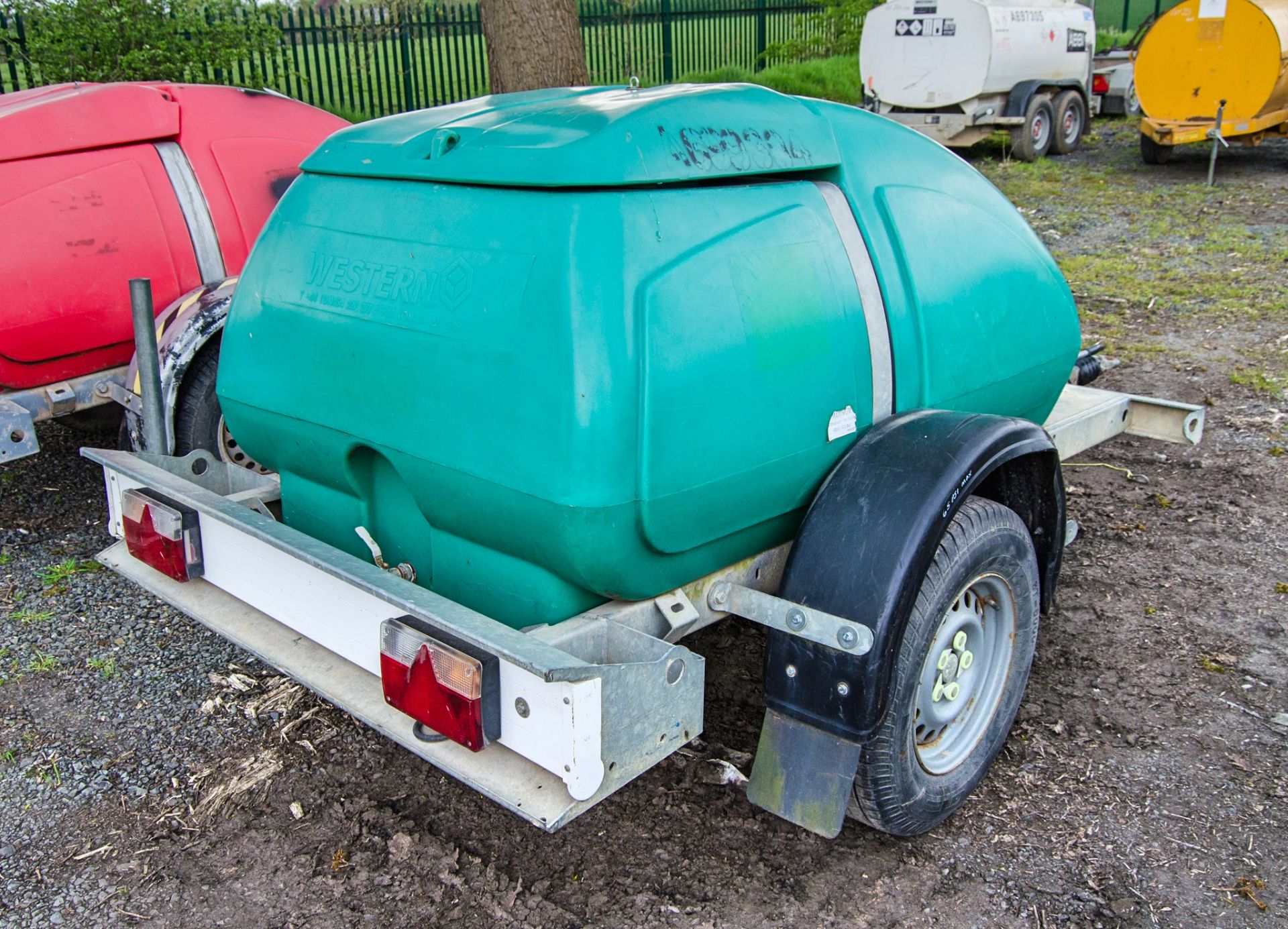 Western 1000 litre fast tow mobile water bowser A699304 - Image 3 of 6