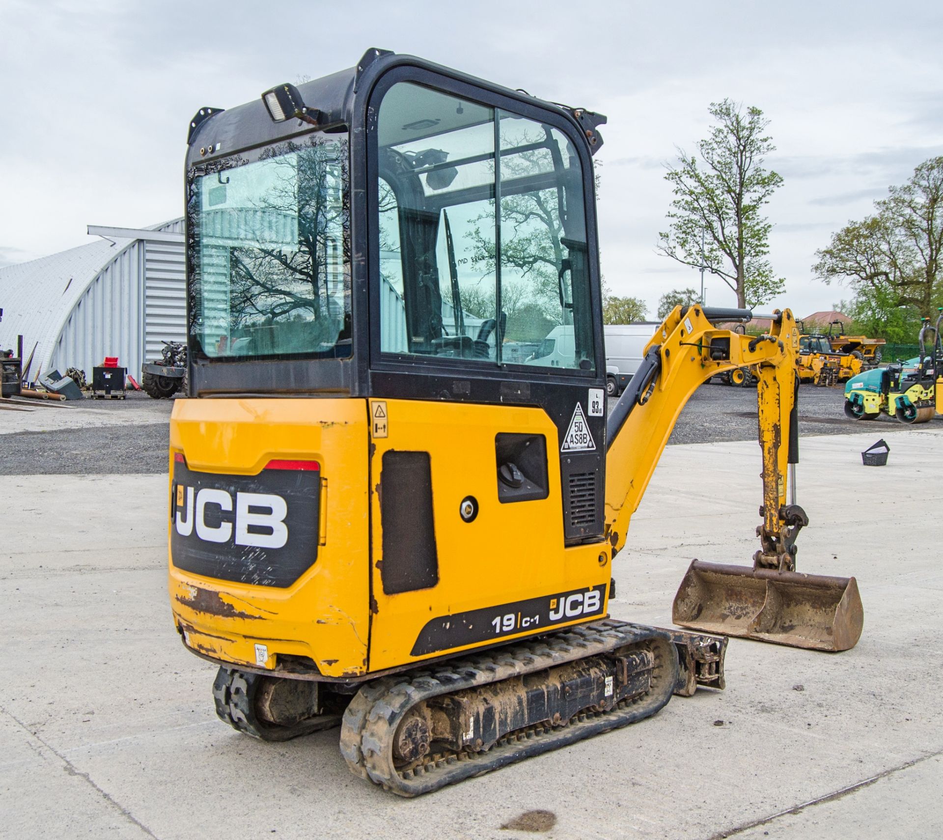 JCB 19 C-1 1.9 tonne rubber tracked mini excavator Year: 2017 S/N: 2494021 Recorded Hours: 1063 - Image 3 of 26