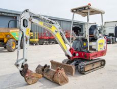Takeuchi TB216 1.5 tonne rubber tracked mini excavator Year: 2020 S/N: 216014190 Recorded Hours: