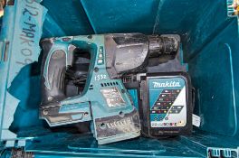 Makita DHR242 18v cordless SDS rotary hammer drill c/w charger and carry case ** No battery and