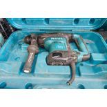 Makita HR3210C 110V SDS rotary hammer drill c/w carry case ** Power cord cut off ** 22031443