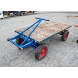Warehouse turntable trolley 14044118 ** 1 - tyre ripped**