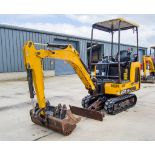 JCB 15C-1 1.5 tonne rubber tracked mini excavator Year: 2019 S/N: 2710238 Recorded Hours: 1142