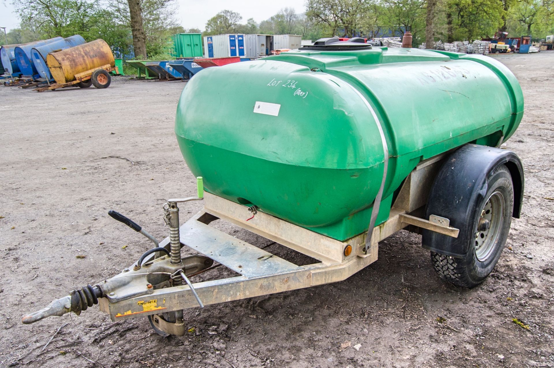 Trailer Engineering 2000 litre fast tow mobile water bowser A612645
