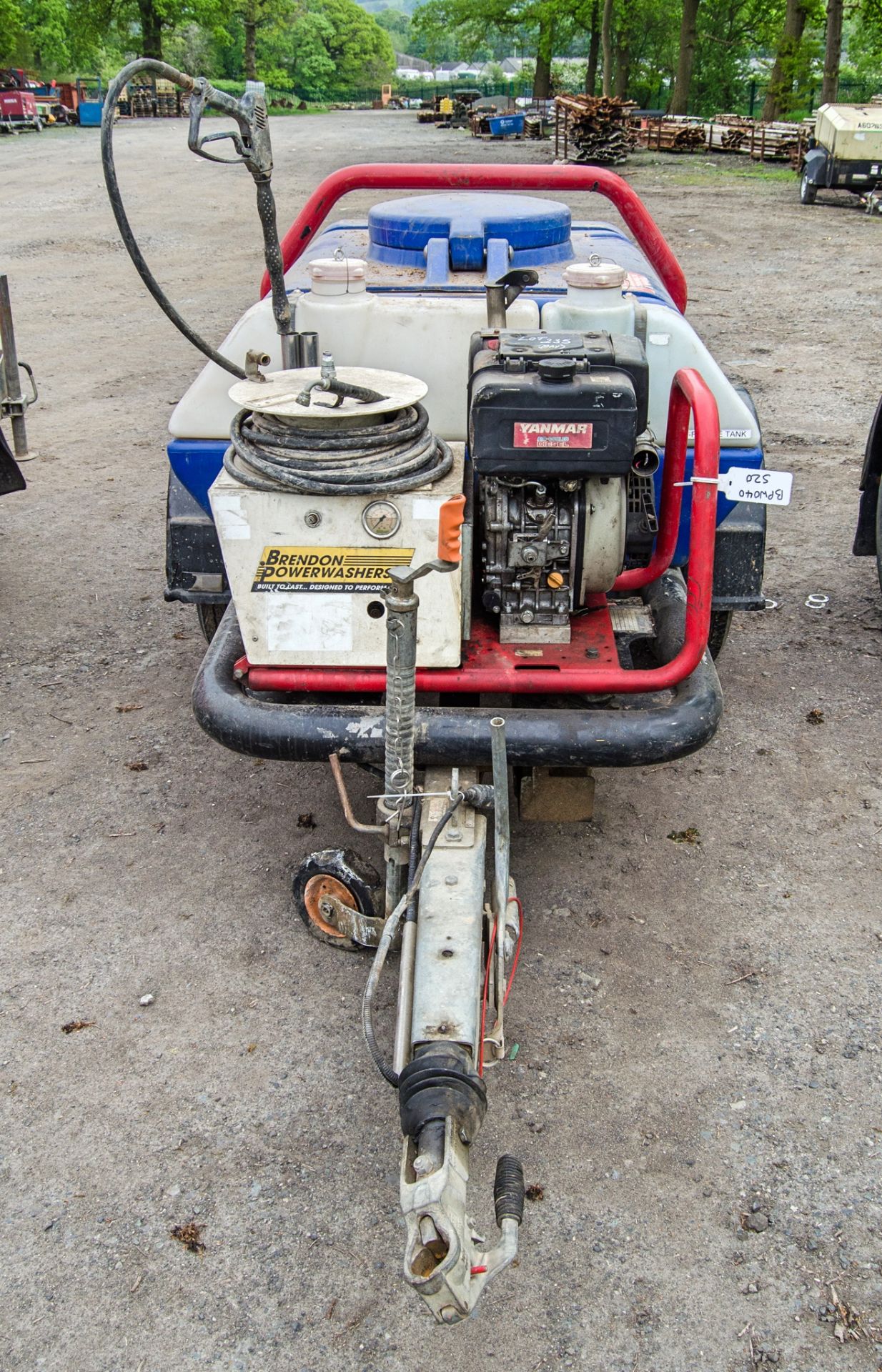 Brandon diesel driven fast tow mobile pressure washer bowser c/w lance BPW040 - Image 5 of 7