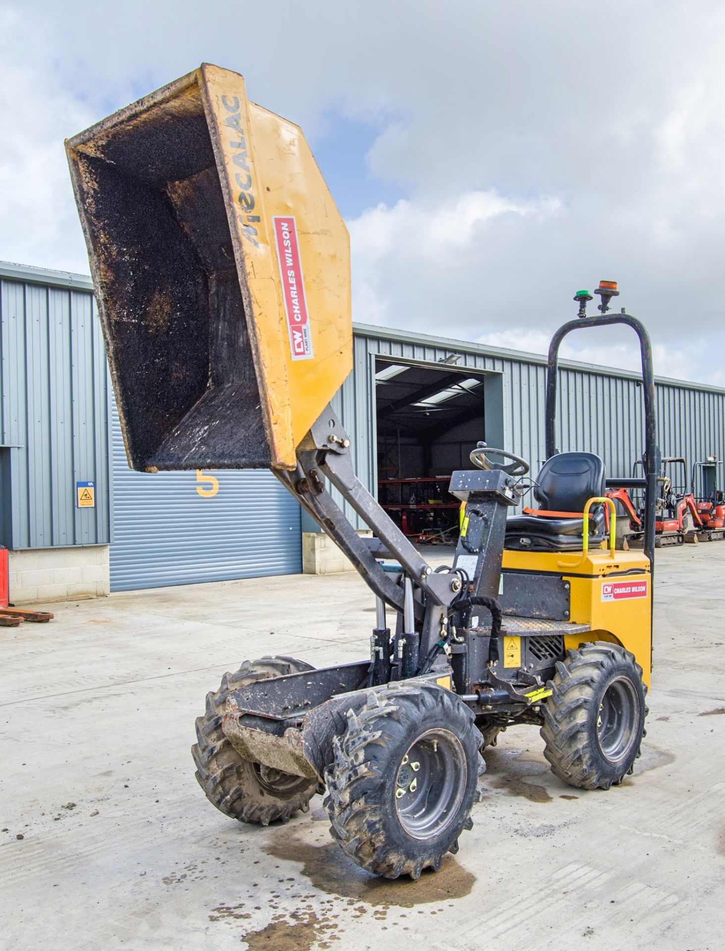 Mecalac Ta1eh 1 tonne hi-tip dumper Year: 2018 S/N: EJ9NY6011 Recorded Hours: 1209 329751 - Image 9 of 23