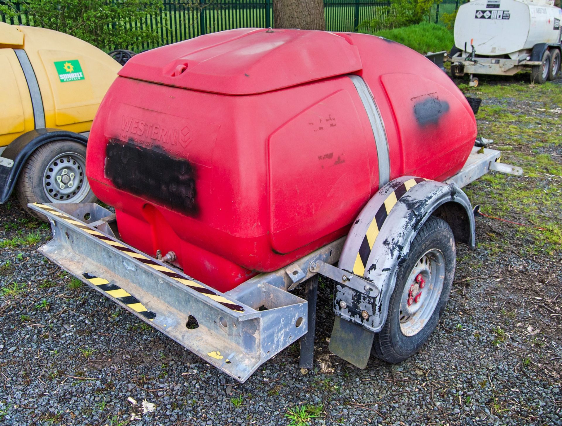 Western 1000 litre fast tow mobile water bowser 15025032 - Image 3 of 6