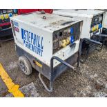 Stephill SSD6000S 6 kva diesel driven generator Recorded Hours: 1852 18064540 ** Panel loose **