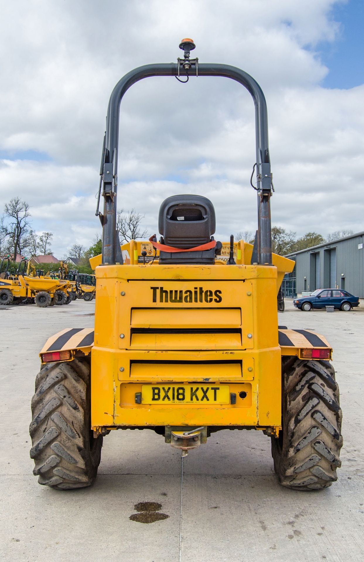 Thwaites 6 tonne swivel skip dumper Year: 2018 S/N: 1803E1456 Recorded hours: 1817 06DS0074 - Image 6 of 21