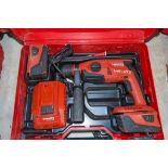 Hilti TE2-A22 22v cordless SDS rotary hammer drill c/w 2 batteries, charger and carry case EXP4919