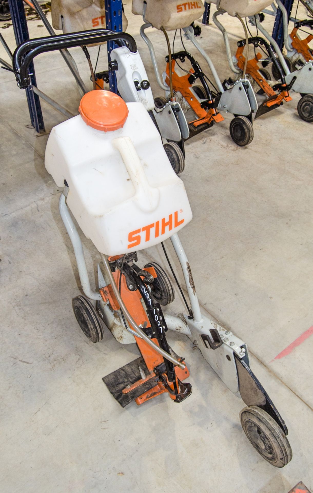 Stihl cut off saw trolley c/w water tank A844089