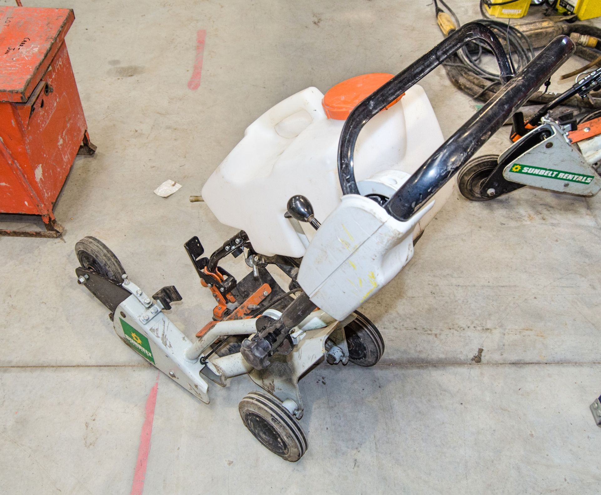 Stihl cut off saw trolley c/w water tank A844089 - Image 2 of 2