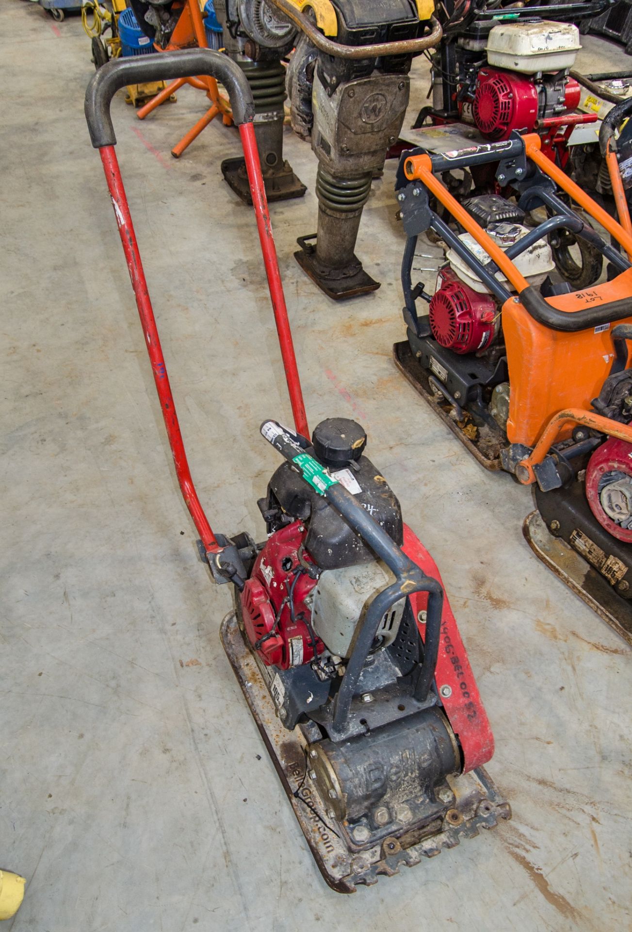 Belle LC3260 petrol driven compactor plate 1906BEL0052