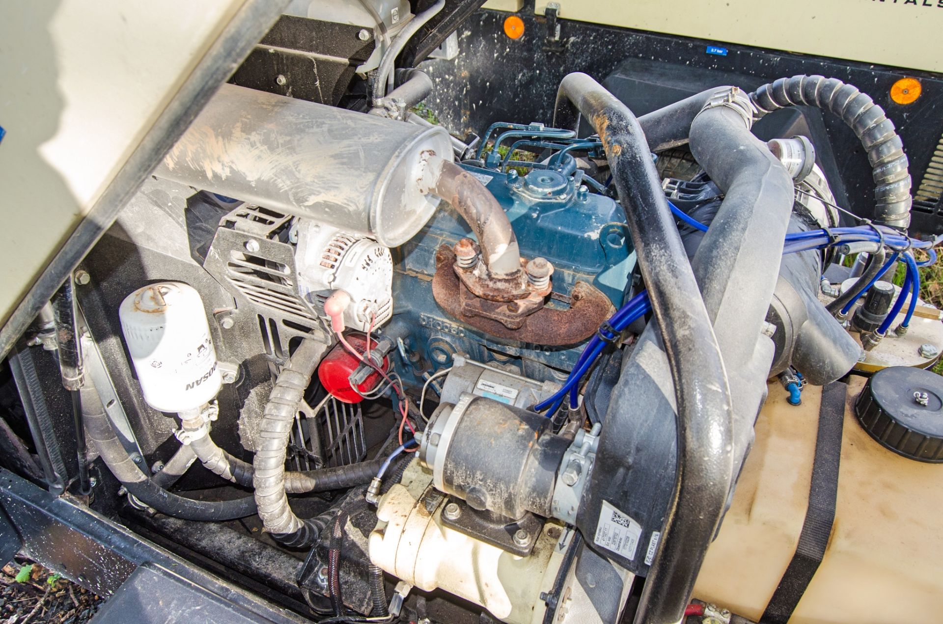 Doosan 7/20 diesel driven fast tow mobile air compressor Year: 2017 S/N: 124515 Recorded Hours: - Image 8 of 9