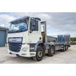 DAF CF400 Euro 6 32 tonne 8x2 beaver tail plant lorry Registration Number: PN17 HRO Date of