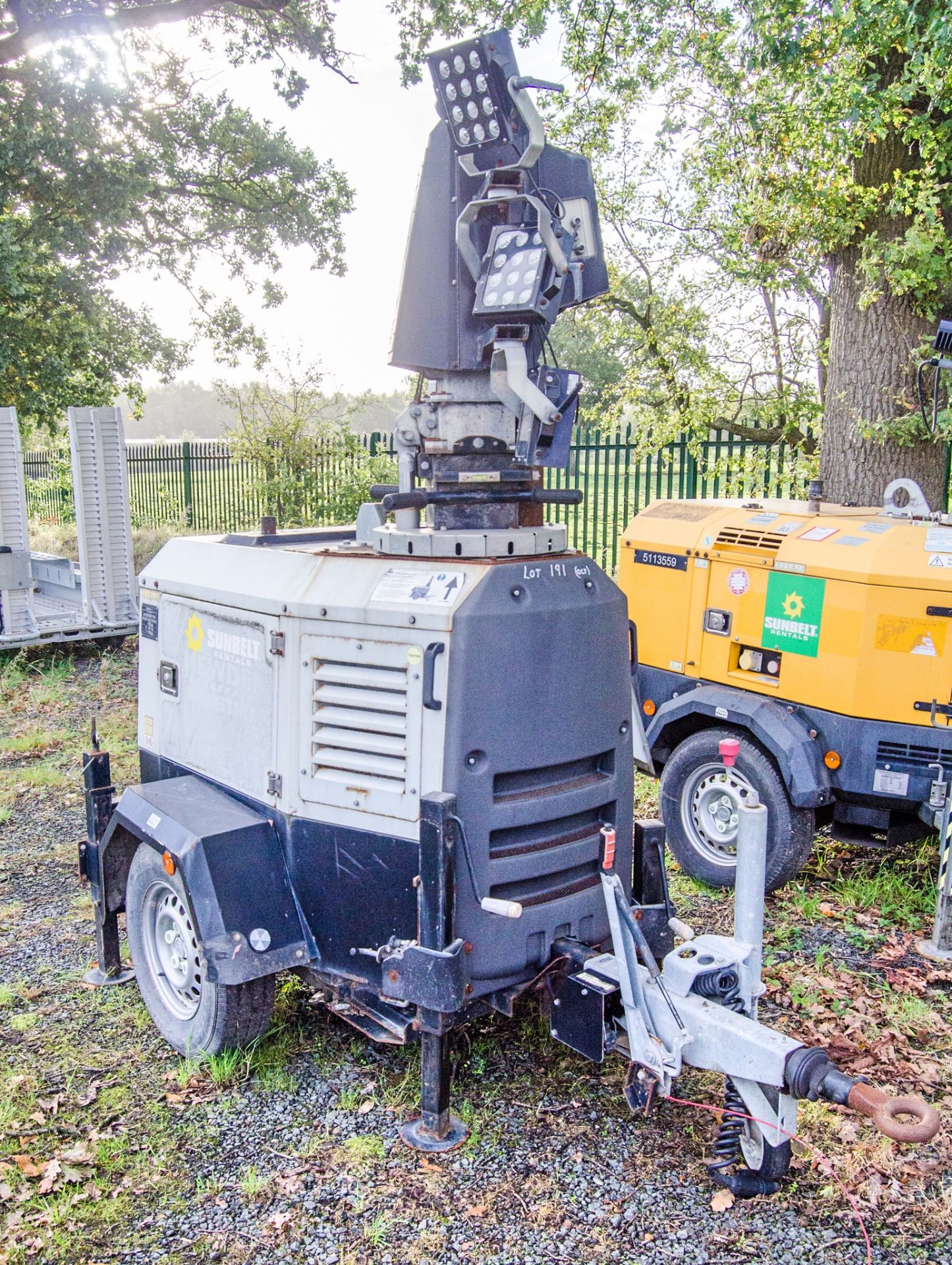 Trime X-ECOK2 diesel driven 6 head LED fast tow mobile lighting tower Year: 2017 S/N: S/N: 200171588 - Image 2 of 12