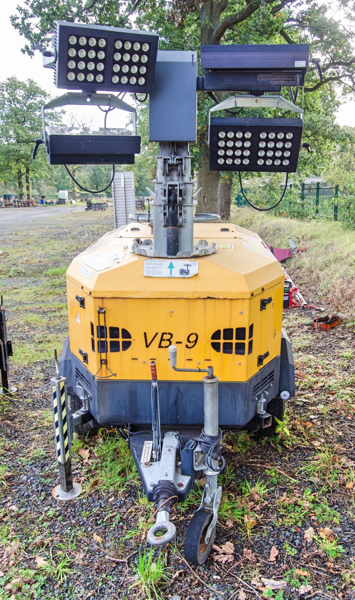 Generac VB-9 diesel driven 4 head LED fast tow mobile lighting tower Year: 2016 S/N: 160399 - Image 5 of 10