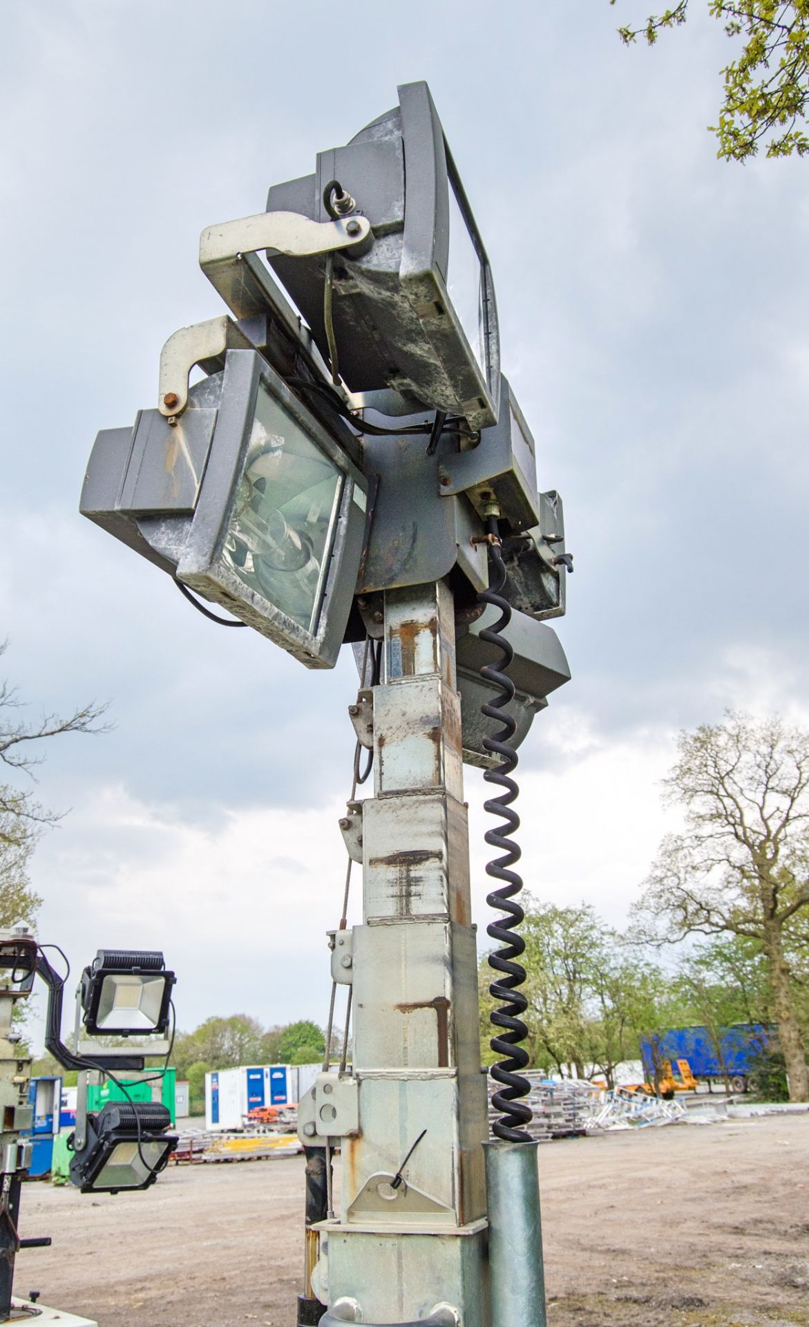 Generac VT-1 Eco diesel driven 4-head halogen fast tow mobile lighting tower Year: 2016 S/N: 1600290 - Image 8 of 12