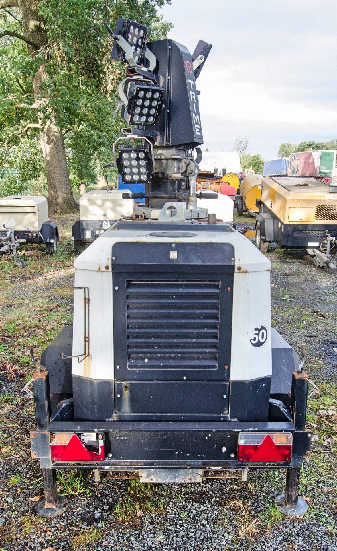 Trime X-ECOK2 diesel driven 6 head LED fast tow mobile lighting tower Year: 2017 S/N: S/N: 200171588 - Image 6 of 12