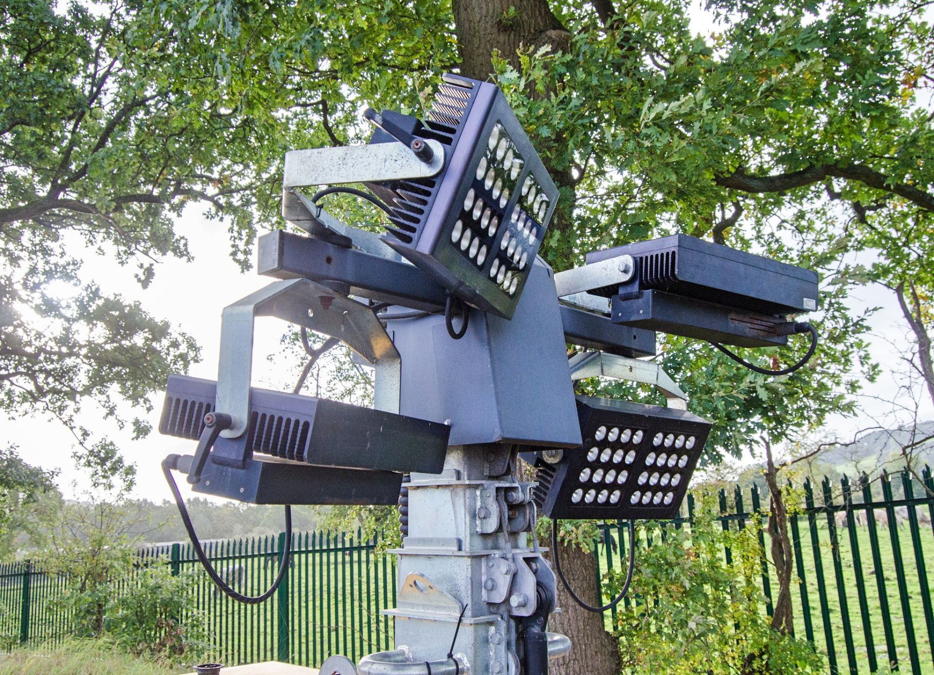 Generac VB-9 diesel driven 4 head LED fast tow mobile lighting tower Year: 2016 S/N: 160399 - Image 7 of 10