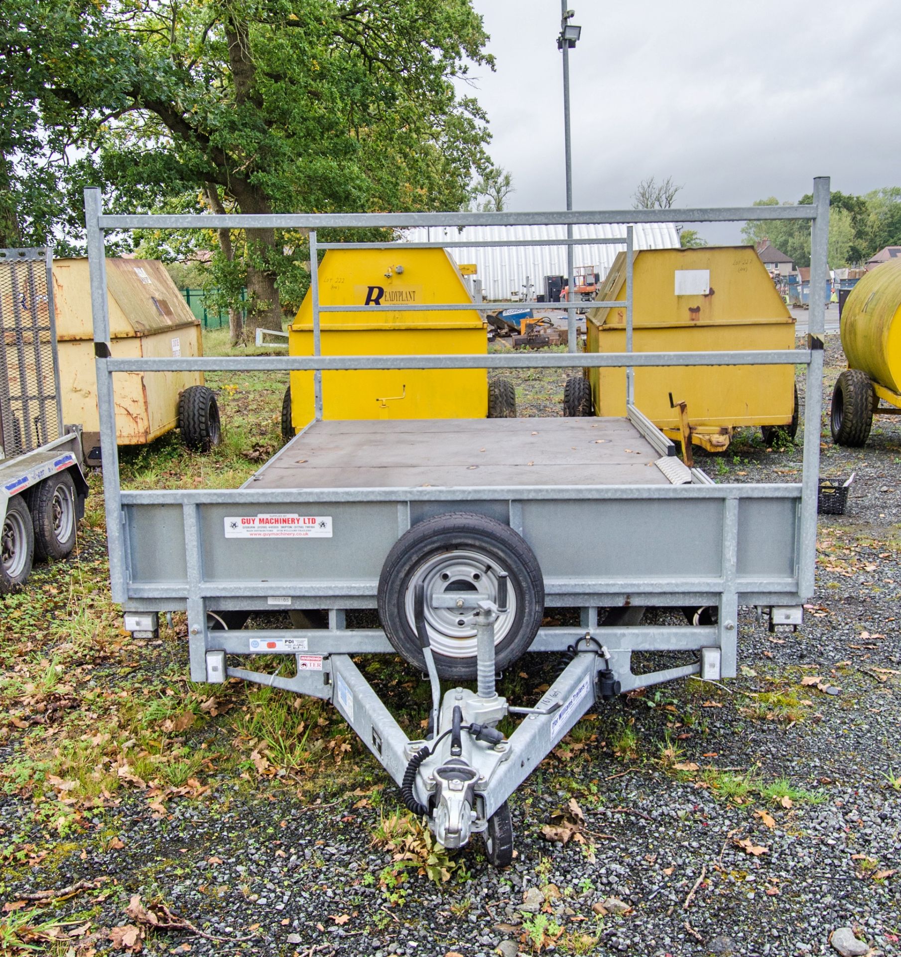 Ifor Williams LM147G 14ft x 7ft tandem axle flat bed trailer S/N: C5088105 - Image 5 of 7