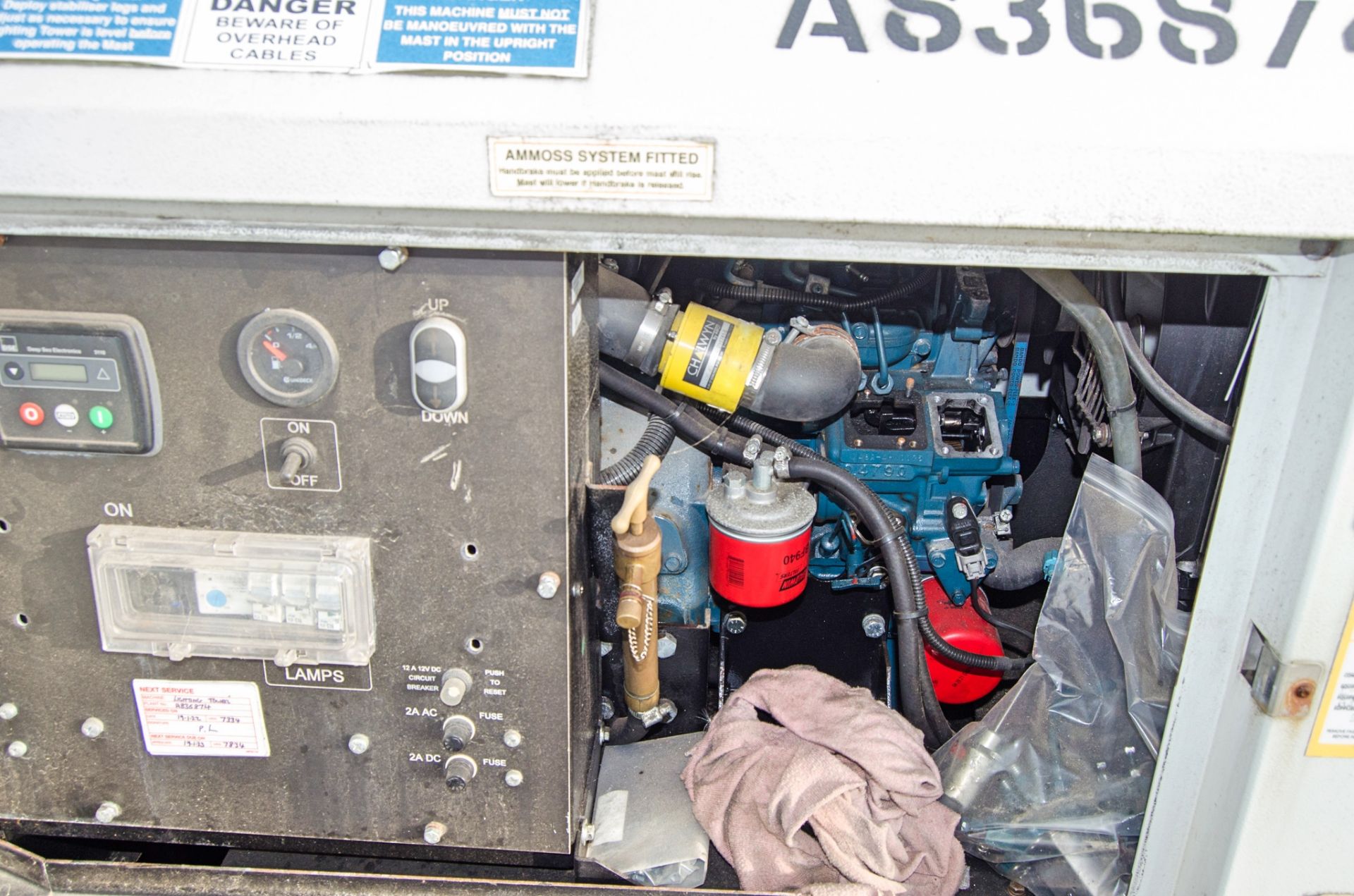 Trime X-ECOK2 diesel driven 6 head LED fast tow mobile lighting tower Year: 2017 S/N: S/N: 200171588 - Image 10 of 12