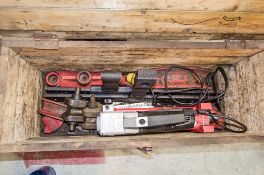 Rothenberger 110v pipe bending machine c/w formers and carry case