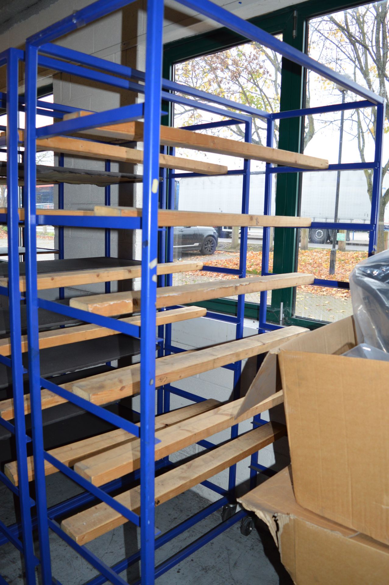 6 - 7 tier mobile racks Approx. 1100mm x 500mm x 1950mm high - Image 3 of 3