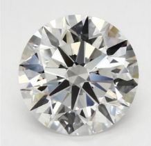** ON SALE ** Round Brilliant Cut Diamond F Colour VVS2 Clarity 5.02 Carat ID EX EX - LG596342549