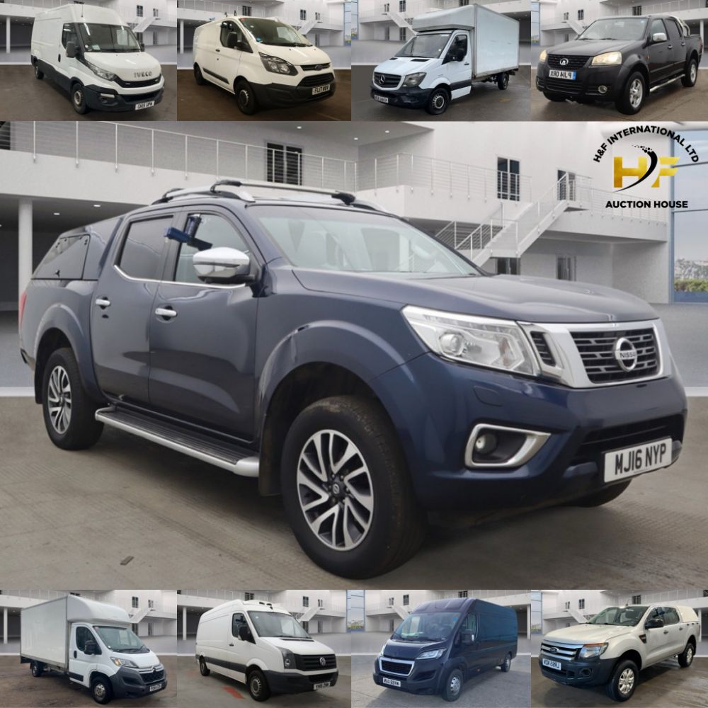 ** Car & Commercial Vehicle Event ** Nissan Navara 2.3 DCI 2016 Tekna 4WD - Mercedes Benz Luton 66 Reg Tail Lift - Over 20+ Lot's