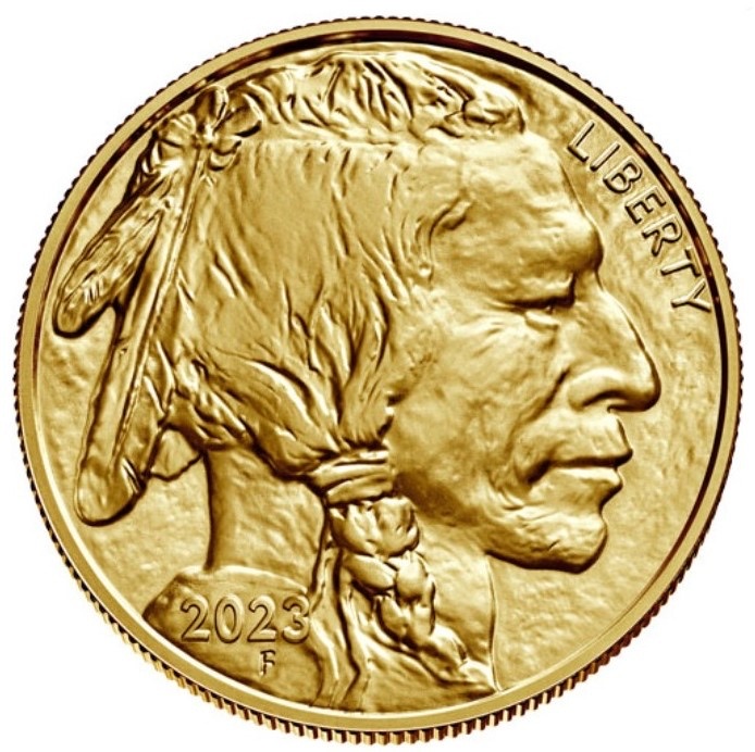 American 1oz Buffalo 24Kt $50 Gold Coin '2023 Year' ( 999.9 Fineness ) - Image 2 of 2
