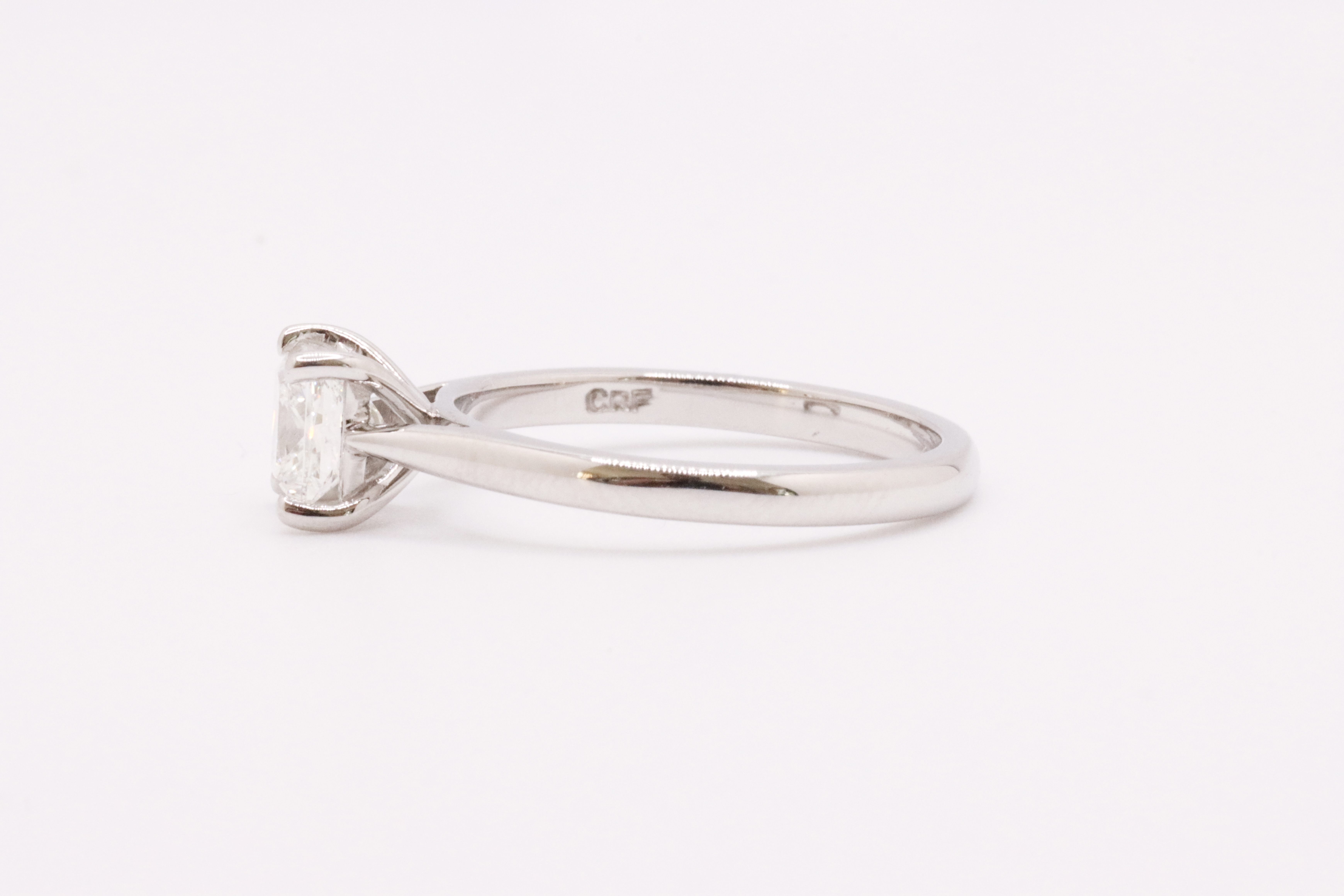 Princess Cut Natural Diamond Ring 1.00 Carat H Colour VS2 Clarity EX EX - IGI - Image 6 of 7