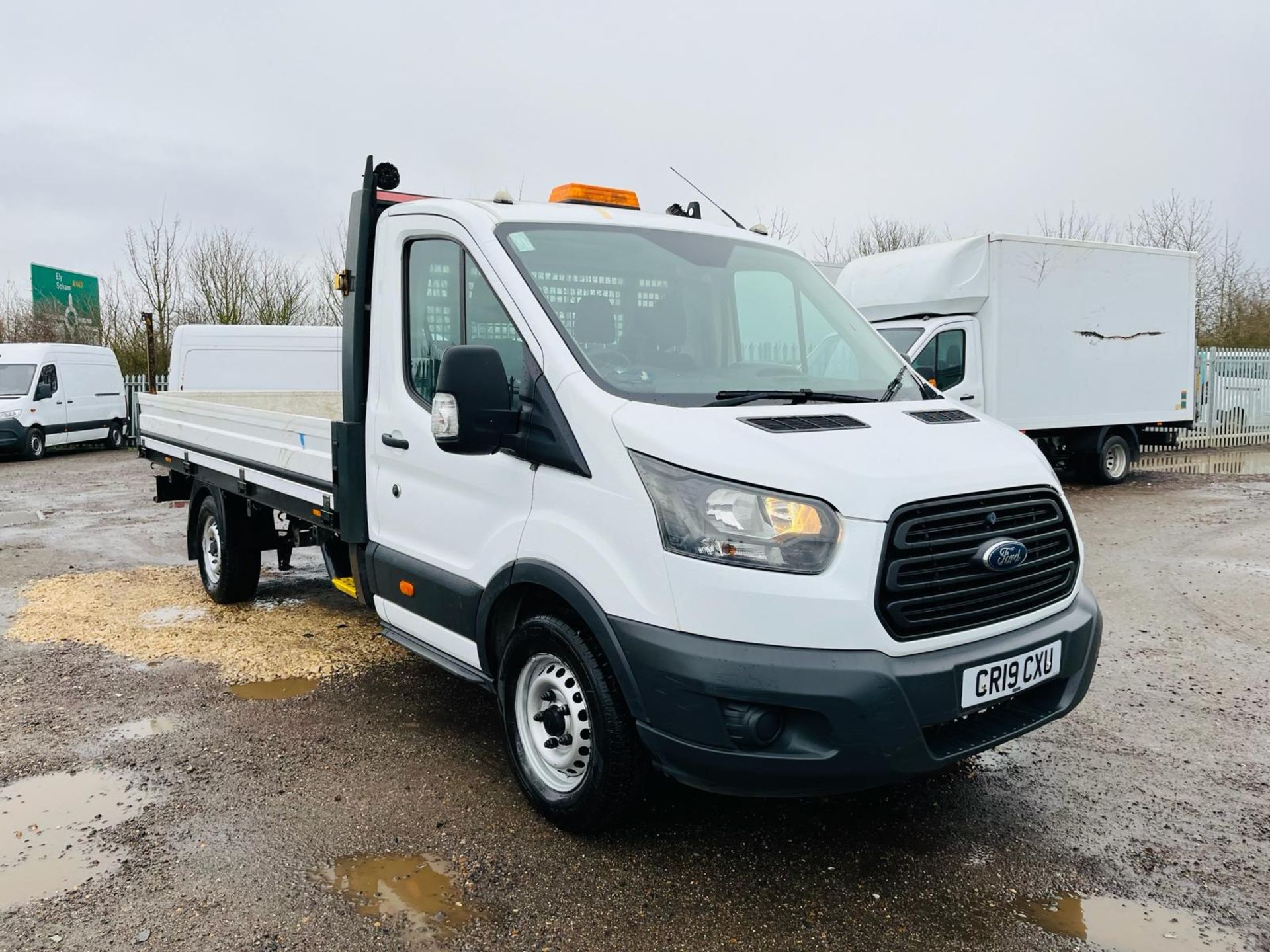 Ford Transit Dropside 350 L3 RWD TDCI 130 2.0 -2019 '19 Reg'- Tow Bar-ULEZ Compliant -1 Former Owner