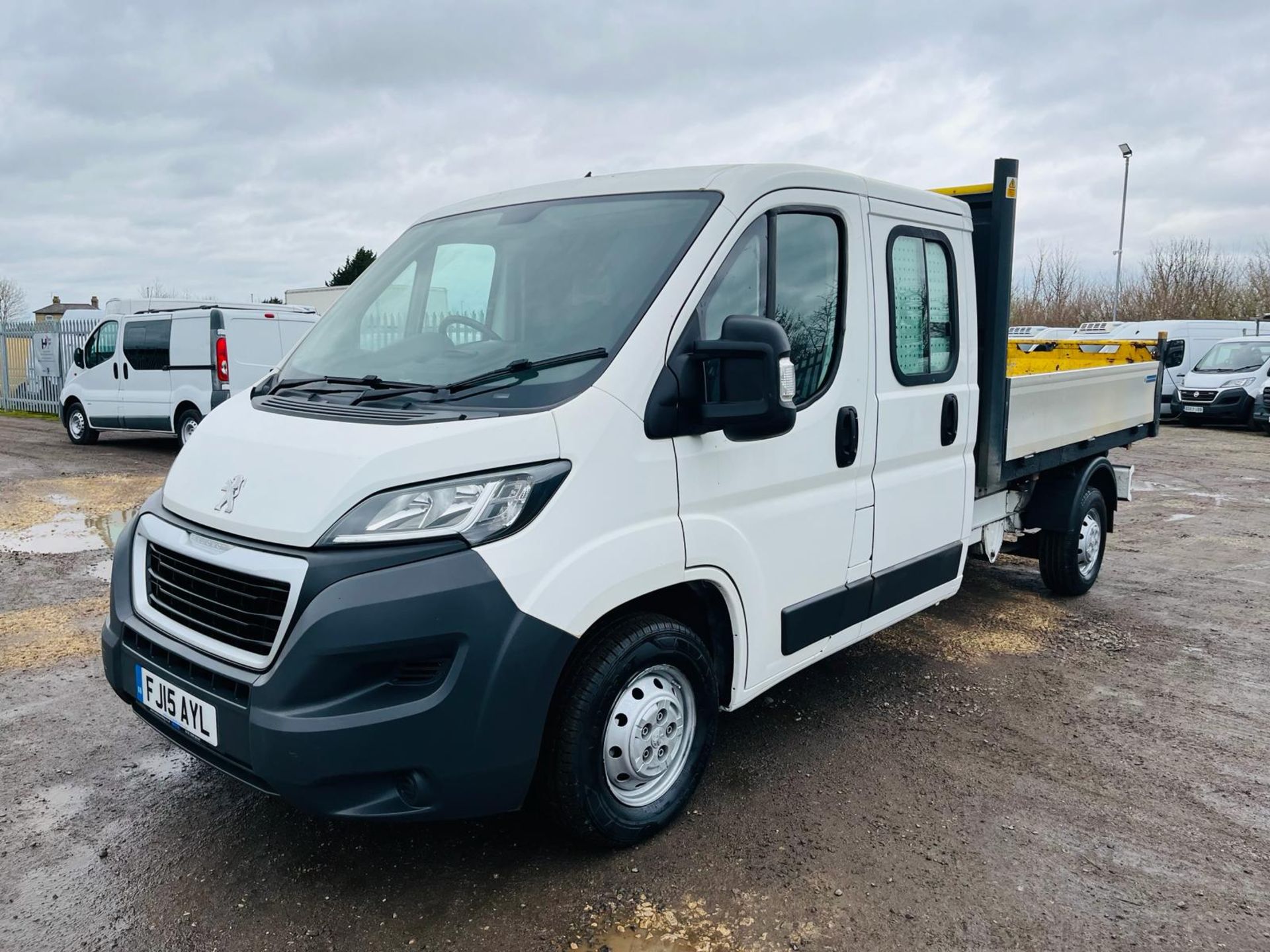** ON SALE ** Peugeot Boxer 335 2.2 Hdi 130 L3 CrewCab Tipper 2015 '15 Reg' ONLY 56,897 mile - Image 3 of 31