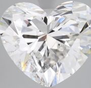 Heart cut 6.03 Carat Diamond E Colour VS1 Clarity EX EX - IGI