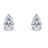 Pear Cut Cut 6.00 Carat Diamond 18kt White Gold Earrings- E Colour VS Clarity IGI