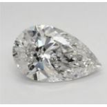 Pear Cut 6.30 Carat Diamond E Colour VS1 Clarity EX EX - IGI