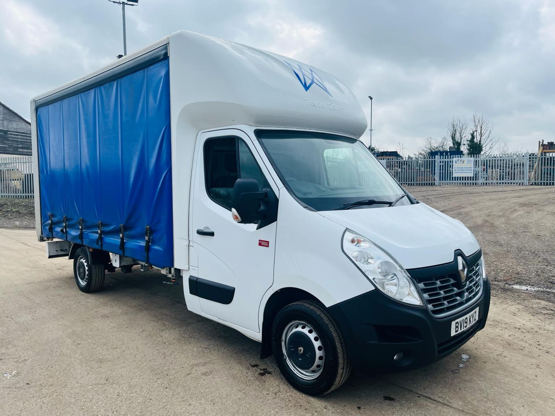 ** ON SALE **Renault Master 2.3 DCI 145 3.5T Comfort L3 Curtain Side -2019 '19 Reg'- ULEZ Compliant