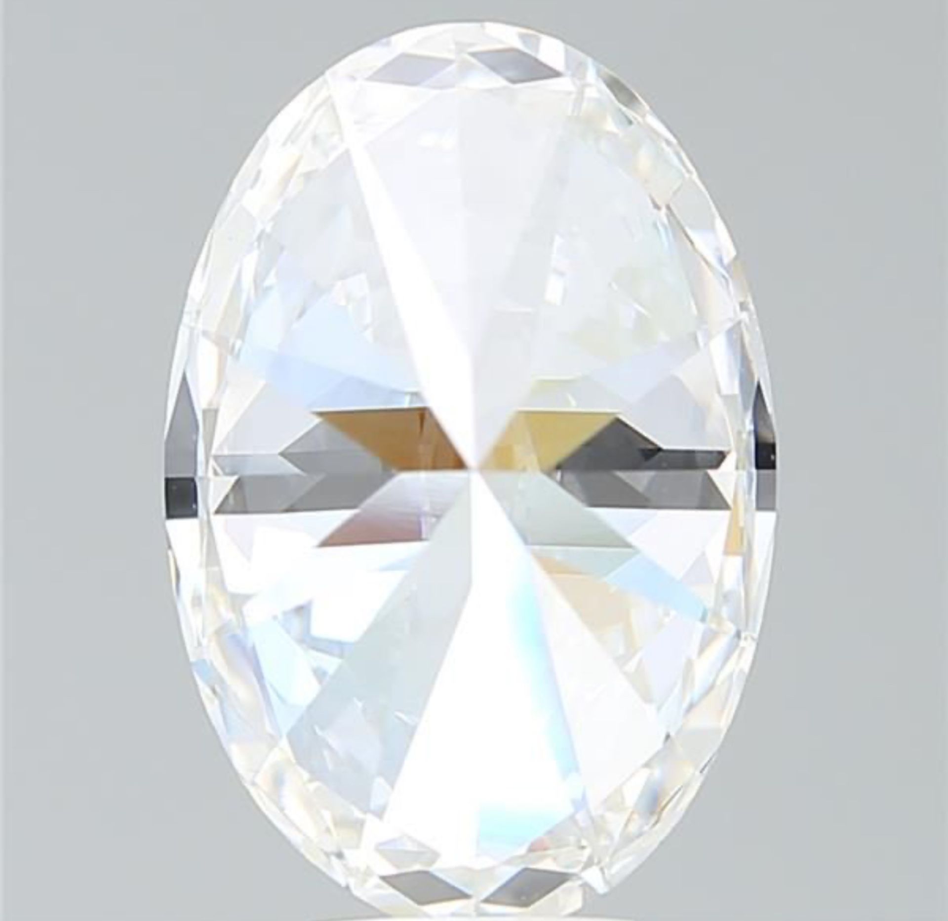 Oval Cut 7.54 Carat Diamond E Colour VS1 Clarity EX EX - IGI - Bild 3 aus 7