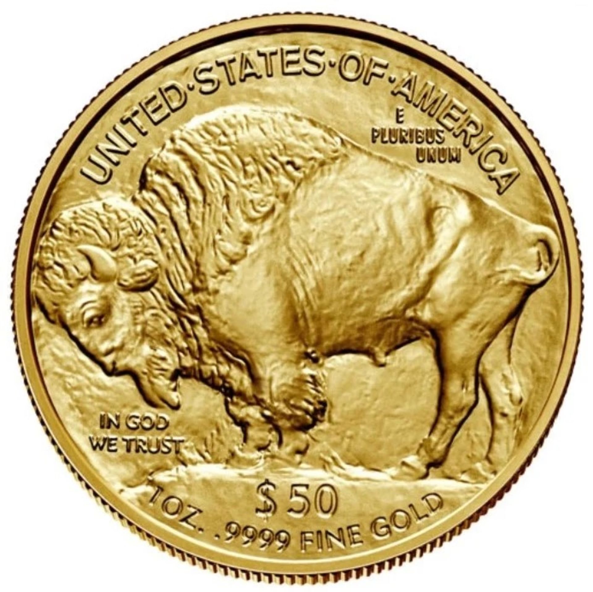 9 American 1oz Buffalo 24Kt $50 Gold Coins '2023 Year' ( 999.9 Fineness ) - ** 9 coins's in total **