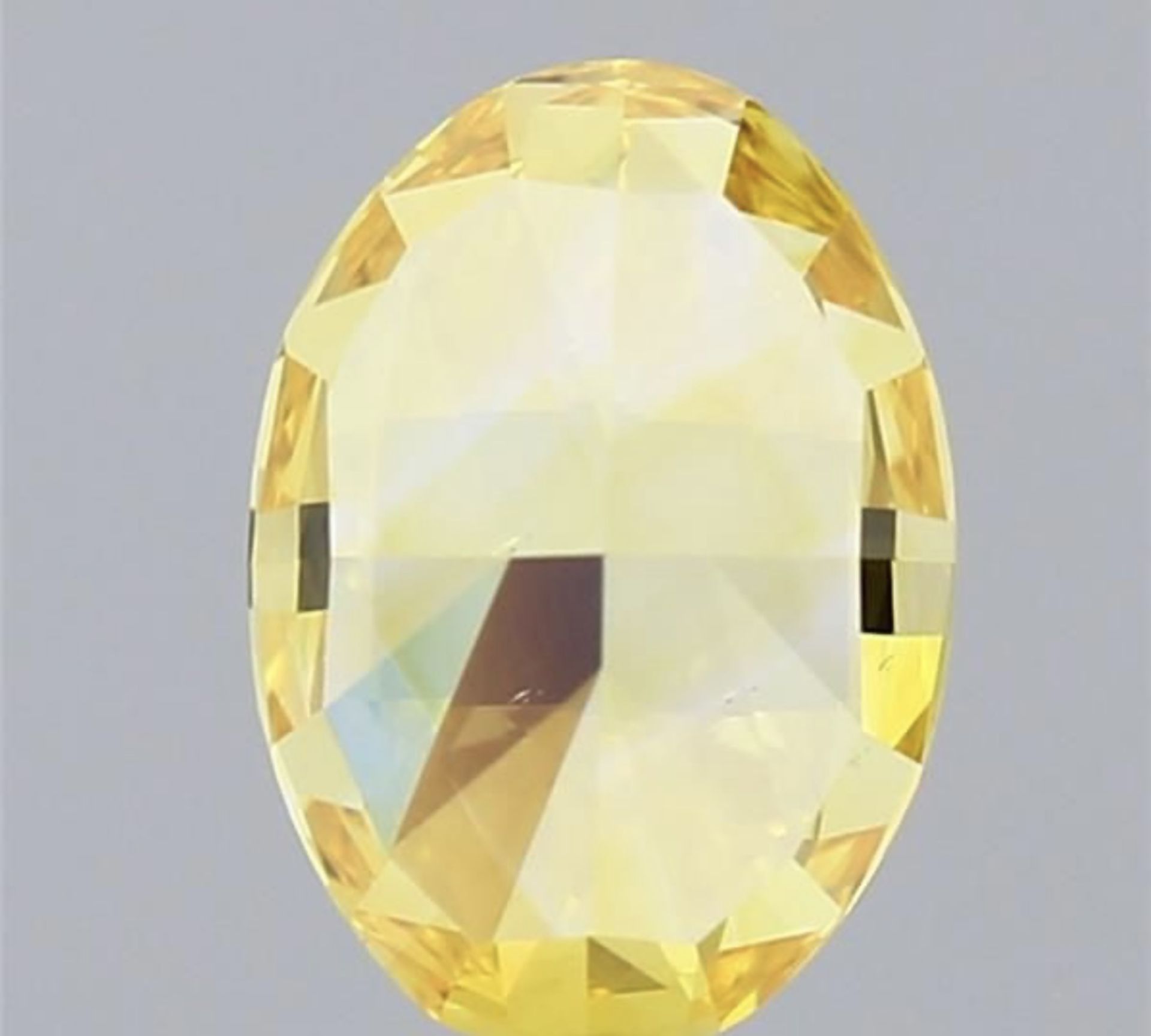 Oval Cut 2.00 Carat Diamond Fancy yellow Colour VS1 Clarity EX EX - IGI - Bild 5 aus 9