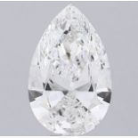 ** ON SALE ** Pear Cut 8.00 Carat Diamond E Colour VS1 Clarity EX EX - IGI