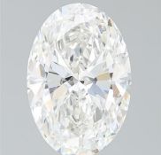 Oval Cut 7.54 Carat Diamond E Colour VS1 Clarity EX EX - IGI
