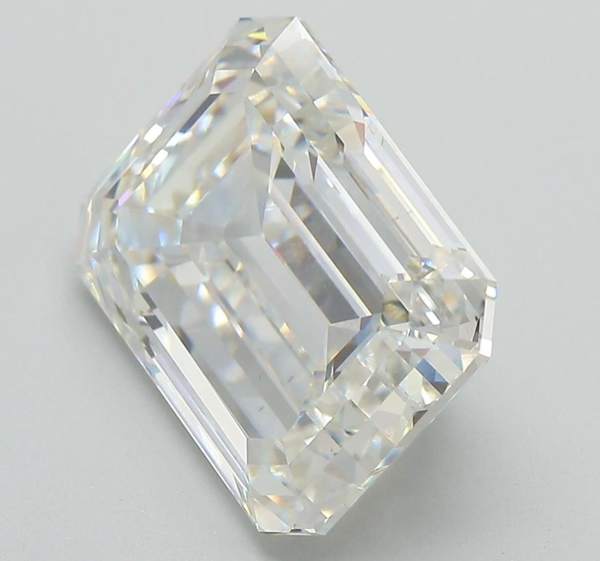 Emerald Cut Diamond F Colour VS2 Clarity 10.01 Carat EX EX - IGI - Bild 8 aus 10